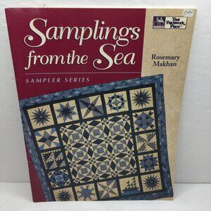 Vintage 1993 Samplings From The Sea Sampler Series Rosemary Makhan Quilting Book